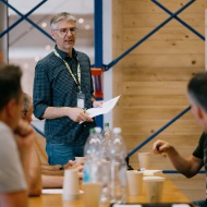 Markus Rutz schult sein Verkaufsteam