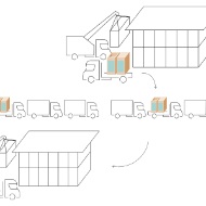 Wiedernutzung der Liftmodule aus Holz