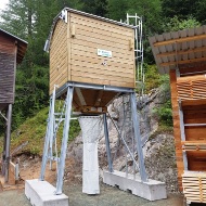 Kleinsilo aus Holz 10m3 in Ferrera