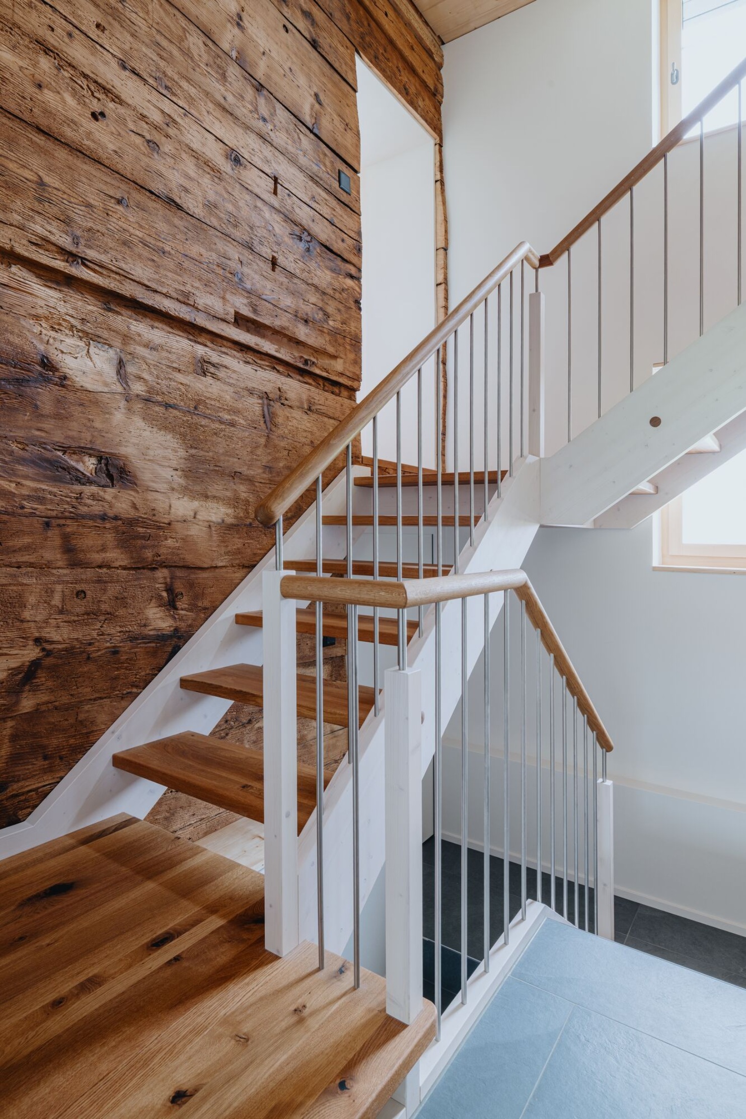 Treppe im umgebauten Appenzellerhaus
