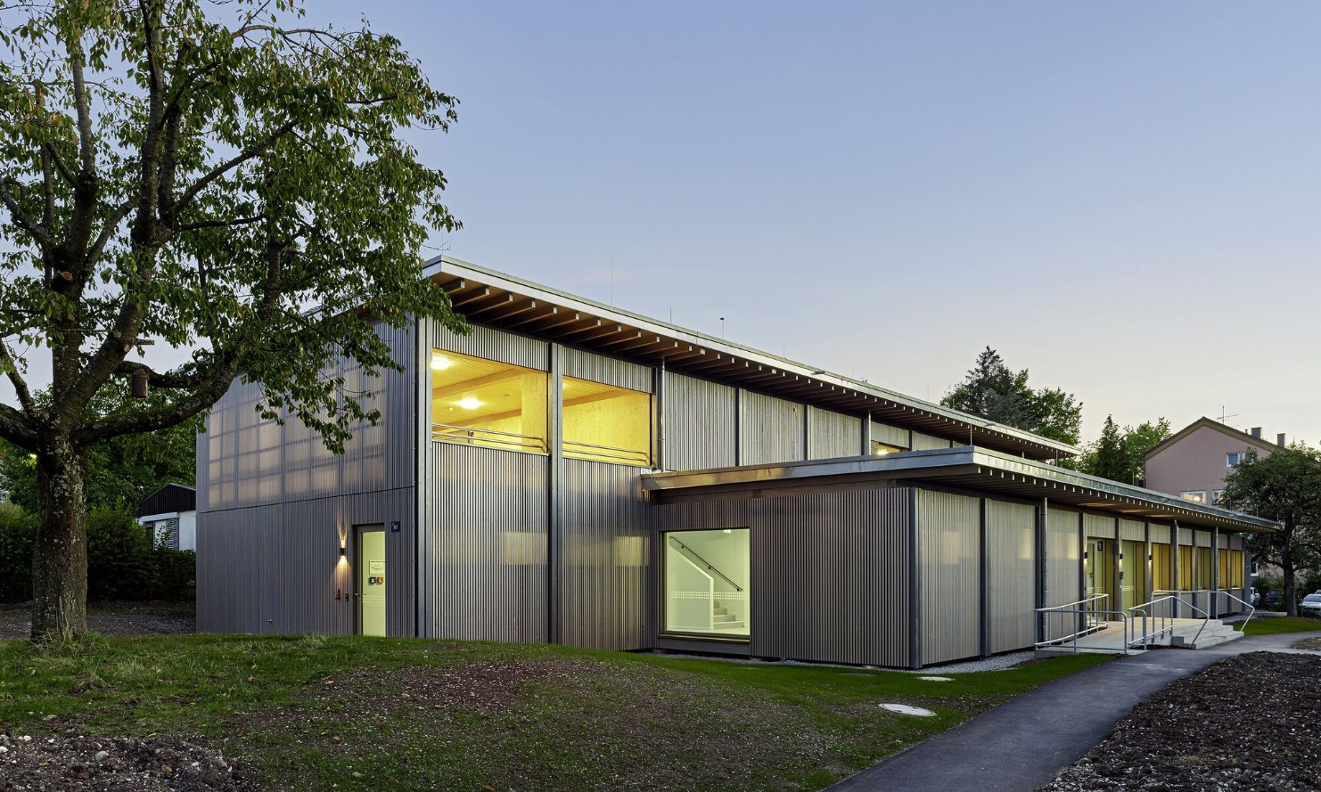 School building in Schorndorf in modular timber construction