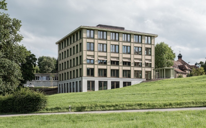 Aussenansicht Neubau Gesundheitszentrum Herisau