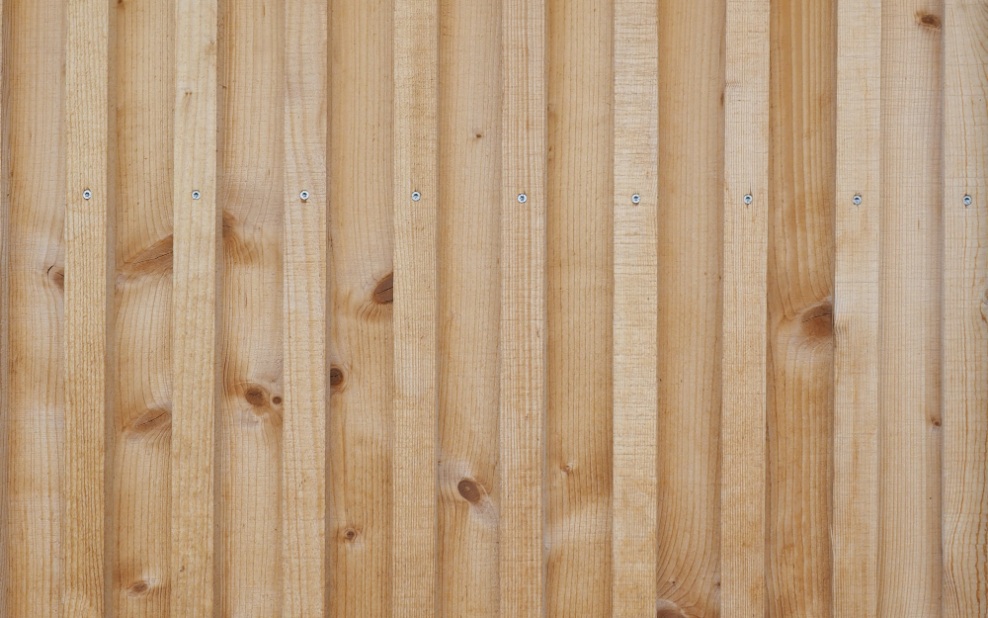 Frontalansicht von Schirmbrettern im Detail